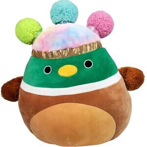 Kelly Toys Squishmallows 16" Squish Doos Avery Mallard Duck Plush Super Soft